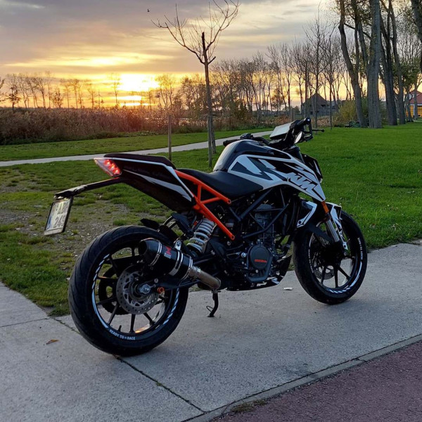 Sticker kit for KTM DUKE 200| INFERNO WHITE