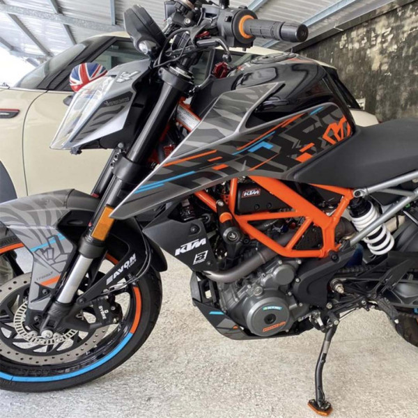 Sticker kit for KTM DUKE 125 / 200 / 250 / 390 MY 2017+ | THE MAD RABBIT