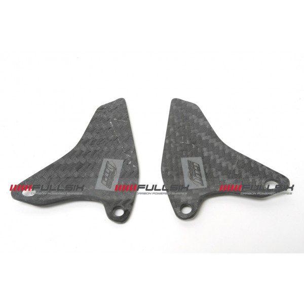 Ducati SBK 1098 1198 HEEL GUARDS PAIR (no holes)