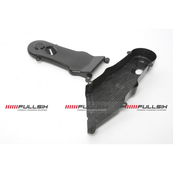 CARBON CAM-BELT COVERS - SET 1000DS - 1100DS DUCATI ENGINE - FULLSIX CARBON